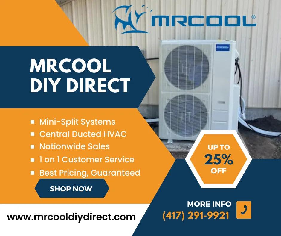 Explore our website at www.mrcooldiydirect.com and discover why we are America’s most trusted MRCOOL dealer.