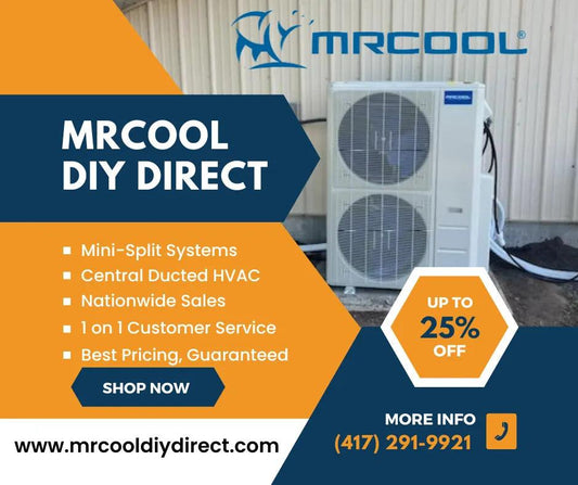 Explore our website at www.mrcooldiydirect.com and discover why we are America’s most trusted MRCOOL dealer.