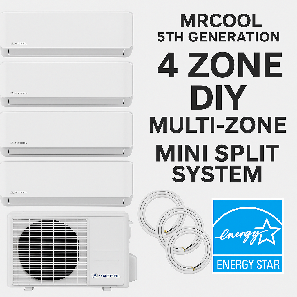 MRCOOL 5th Gen 4-Zone DIY Mini Split | ENERGY STAR® Systems