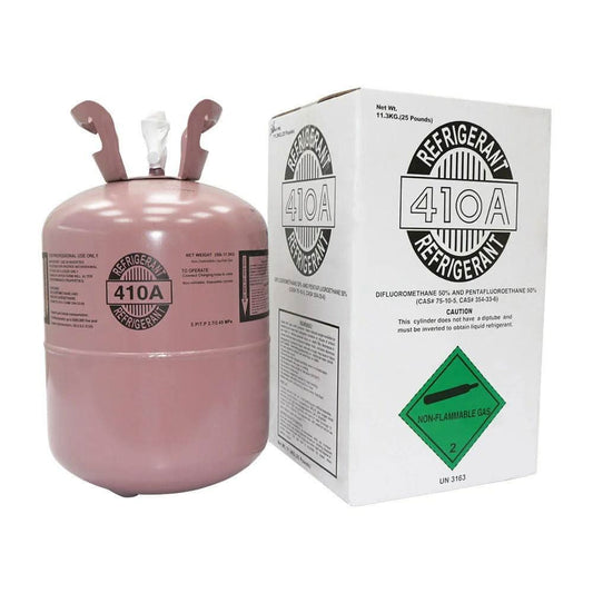 25 lb. Container of R-410A Refrigerant – For Professional HVAC Systems -