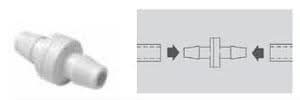 Rectorseal FP2628 - Aspen Xtra FP2628 1/4 Inch Non-Return Valve (6mm) Check Valve Connector (5 per pack)