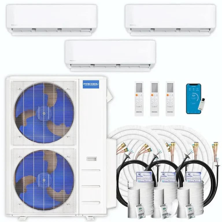 MRCOOL DIY 5th Gen Multi-Zone 3-Zone 48,000 BTU 21.8 SEER2 (6K + 9K + 9K) Ductless Mini-Split Air Conditioner and Heat Pump