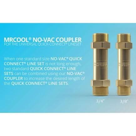 MRCOOL 3/8 X 3/4 Couplers for Universal, HyperHeat & VersaPro Series Quick Connect Couplers -