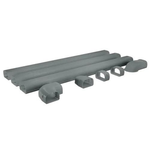 MRCOOL LineGuard 4.5-Inch 16-Piece Complete Line Set Cover Kit for Ductless Mini-Split or Central System (MLG450) -