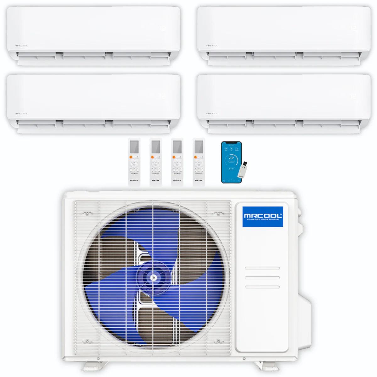 MRCOOL 4-Zone DIY Mini Split System with Air Handlers