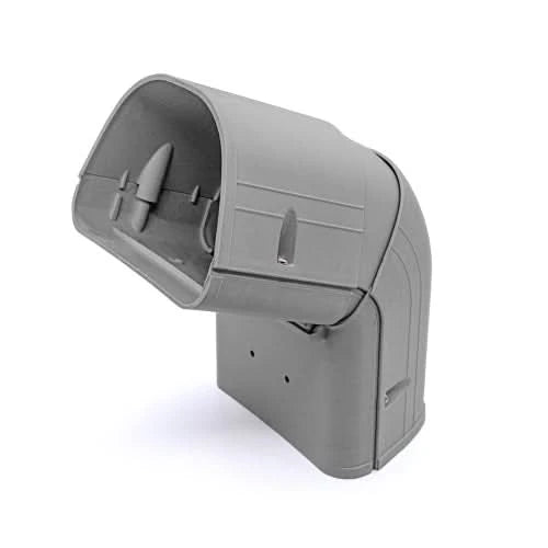 RectorSeal Fortress 4.5 inch gray vertical adjustable elbow LD122 for mini split lineset cover system