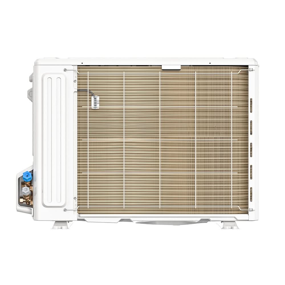 Painted galvanized steel cabinet on MRCOOL VersaPro 2nd Gen 4 ton heat pump condenser