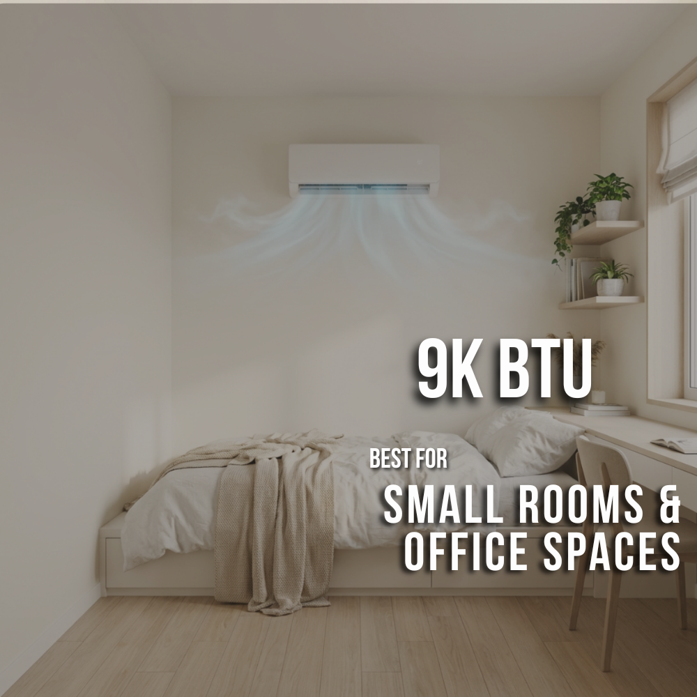 9K BTU Mini Split Systems for Bedrooms & Small Rooms – MRCOOL DIY Direct