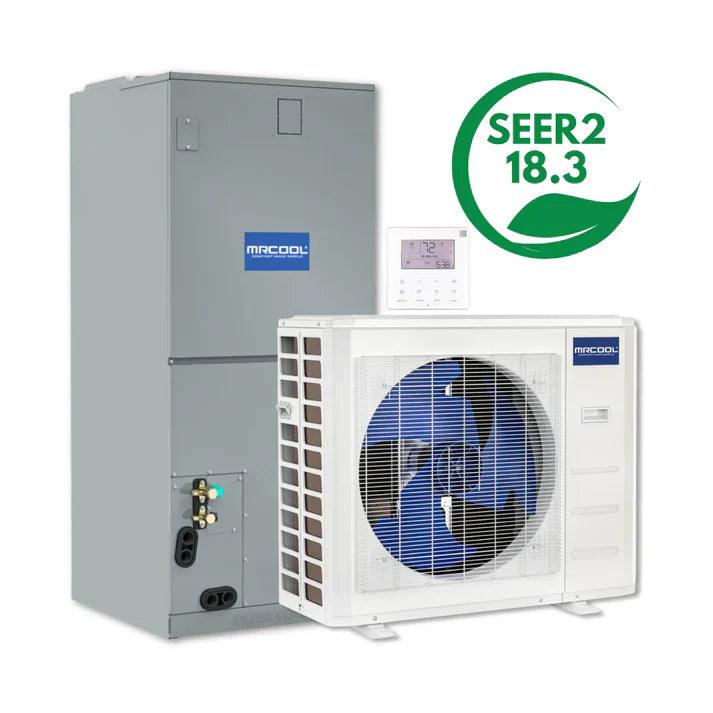 MRCOOL Central Ducted Heat Pump Systems – Universal, VersaPro 2nd Gen, HyperHeat 2nd Gen for whole-home heating and cooling with ductwork