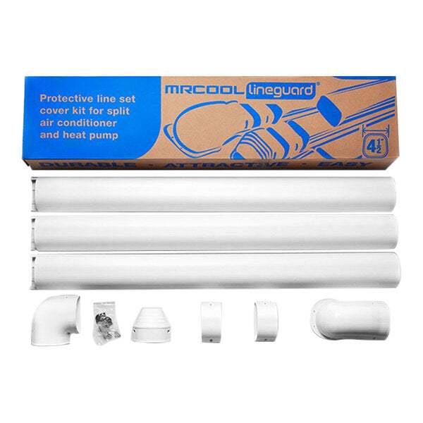 Line Set Covers MrCool Line Set Cover Kit 16 Piece Kit for HVAC – MRCOOL DIY Direct