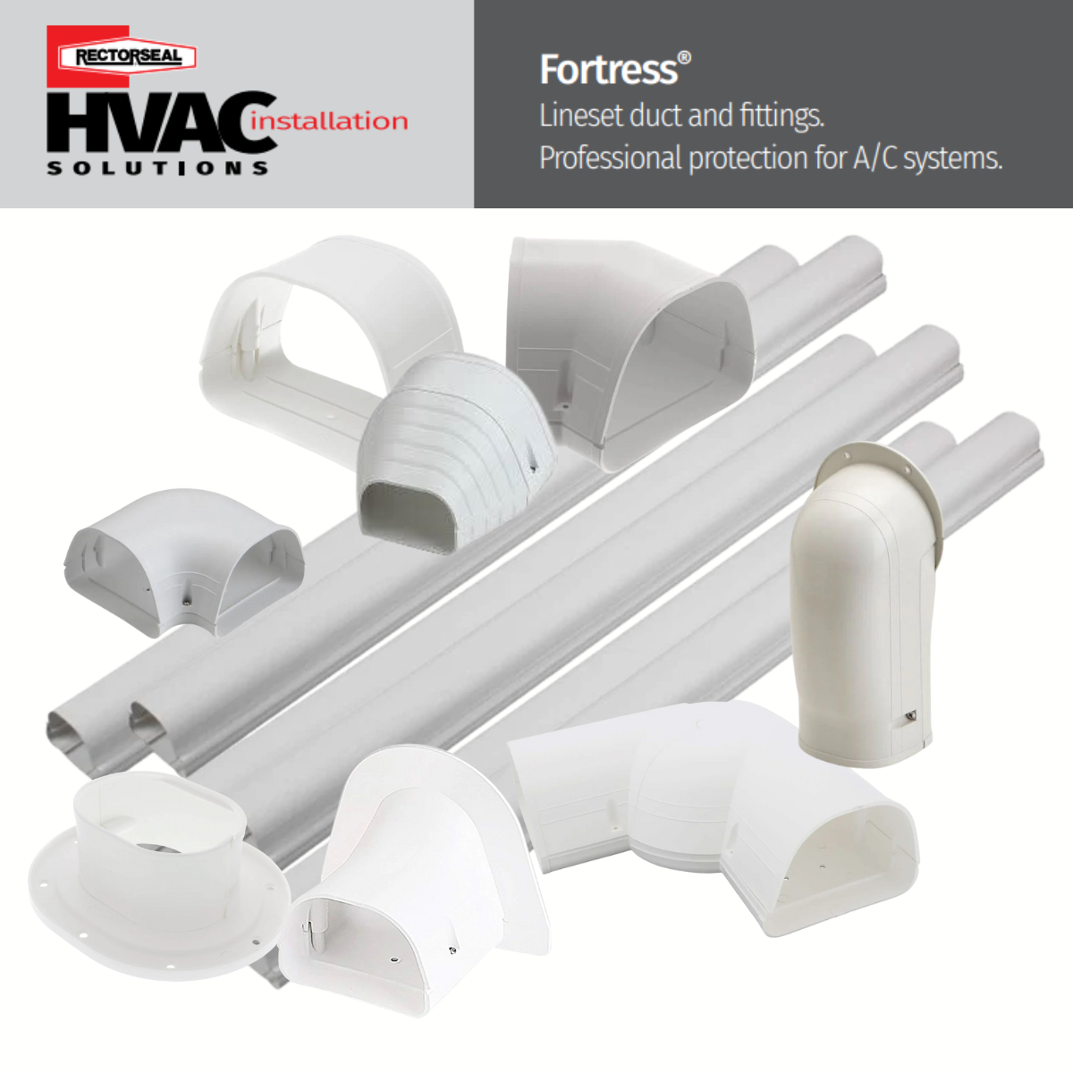 Mini Split & HVAC Line Set Covers | MRCOOL & Fortress 4.5