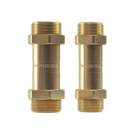 MRCOOL 1/2 x 1/4 DIY line set coupler – compatible with R-410A and R-454B systems for connecting pre-charged refrigerant lines.