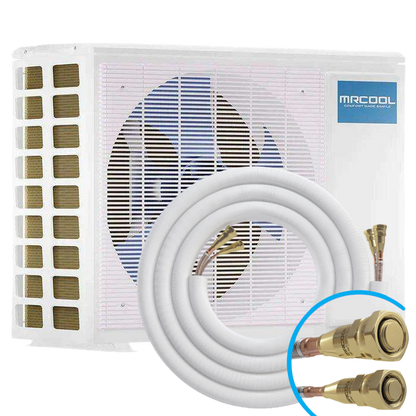 MrCool E Star DIY 4th Gen 12k BTU Ductless Mini-Split Heat Pump - Condenser and 25' Pre-Charged Line Set