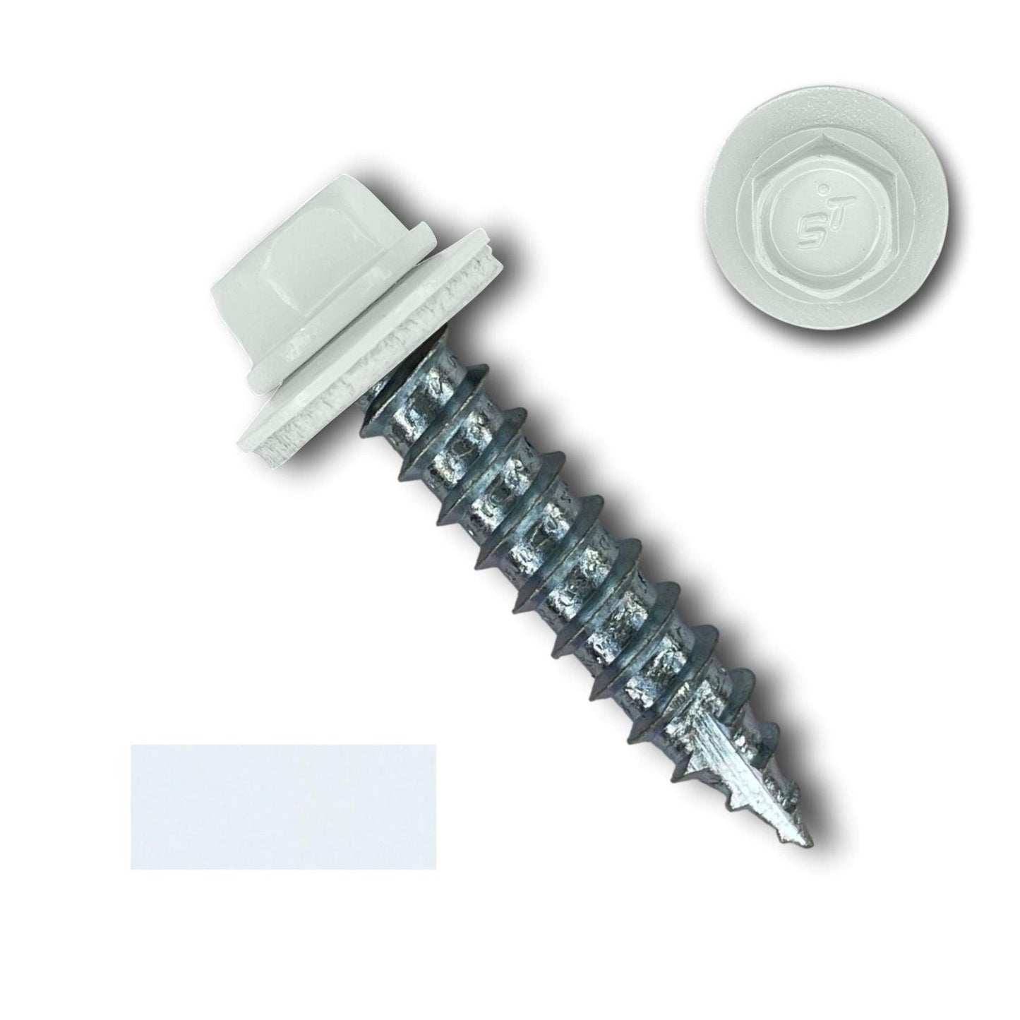 #14 Metal Roofing Screws (Metal-to-Wood) - Oversized Rescue Screw, 250 Pack - 