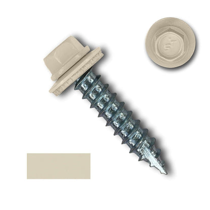 #14 Metal Roofing Screws (Metal-to-Wood) - Oversized Rescue Screw, 250 Pack - 