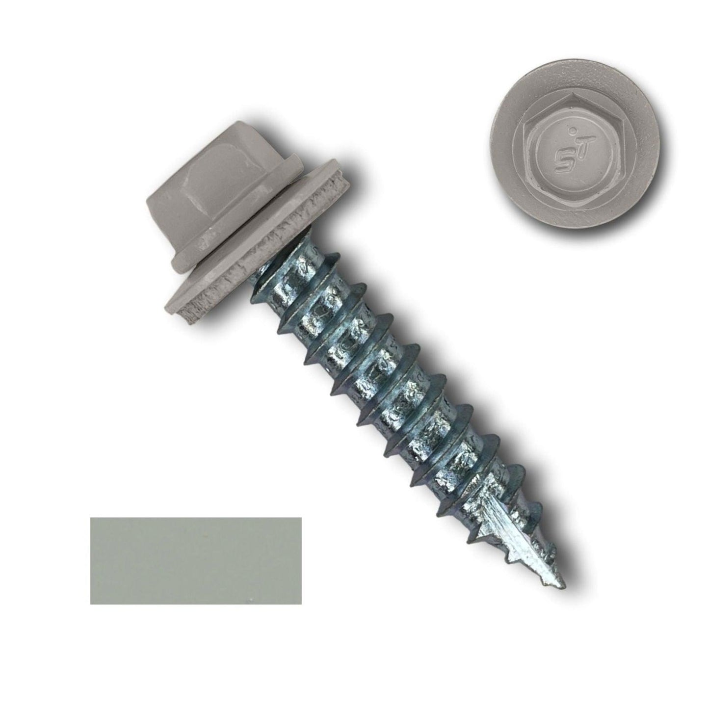 #14 Metal Roofing Screws (Metal-to-Wood) - Oversized Rescue Screw, 250 Pack - 