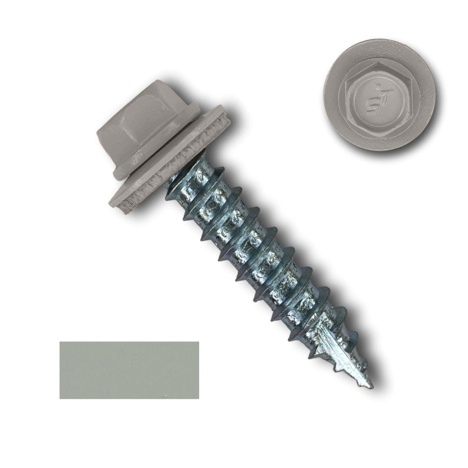 #14 Metal Roofing Screws (Metal-to-Wood) - Oversized Rescue Screw, 250 Pack - 