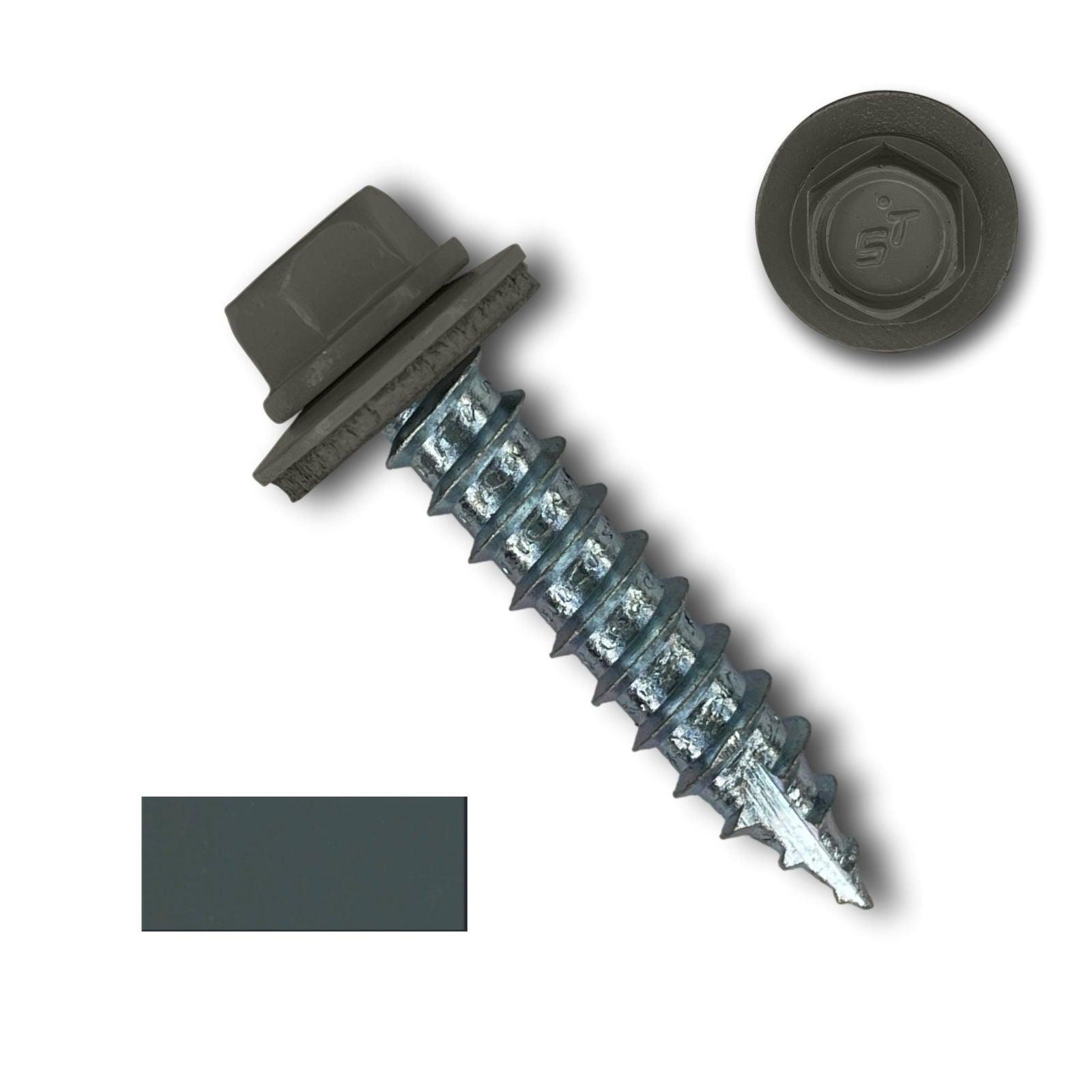 #14 Metal Roofing Screws (Metal-to-Wood) - Oversized Rescue Screw, 250 Pack - 