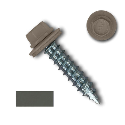 #14 Metal Roofing Screws (Metal-to-Wood) - Oversized Rescue Screw, 250 Pack - 