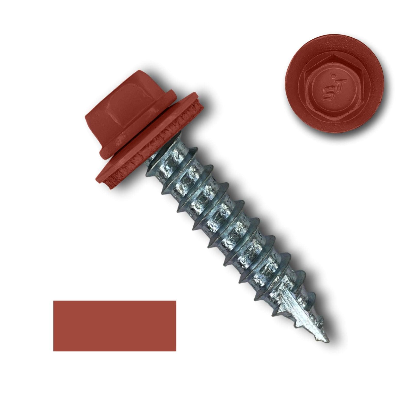 #14 Metal Roofing Screws (Metal-to-Wood) - Oversized Rescue Screw, 250 Pack - 