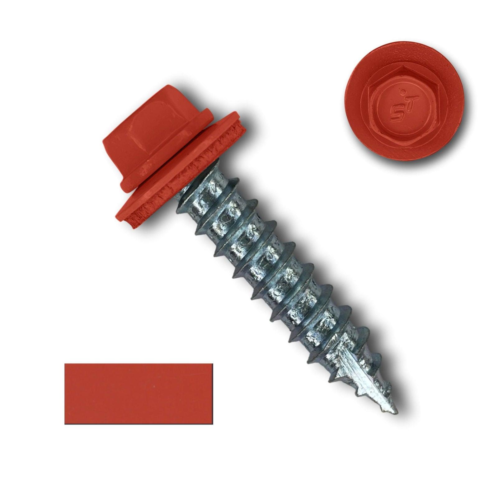 #14 Metal Roofing Screws (Metal-to-Wood) - Oversized Rescue Screw, 250 Pack - 