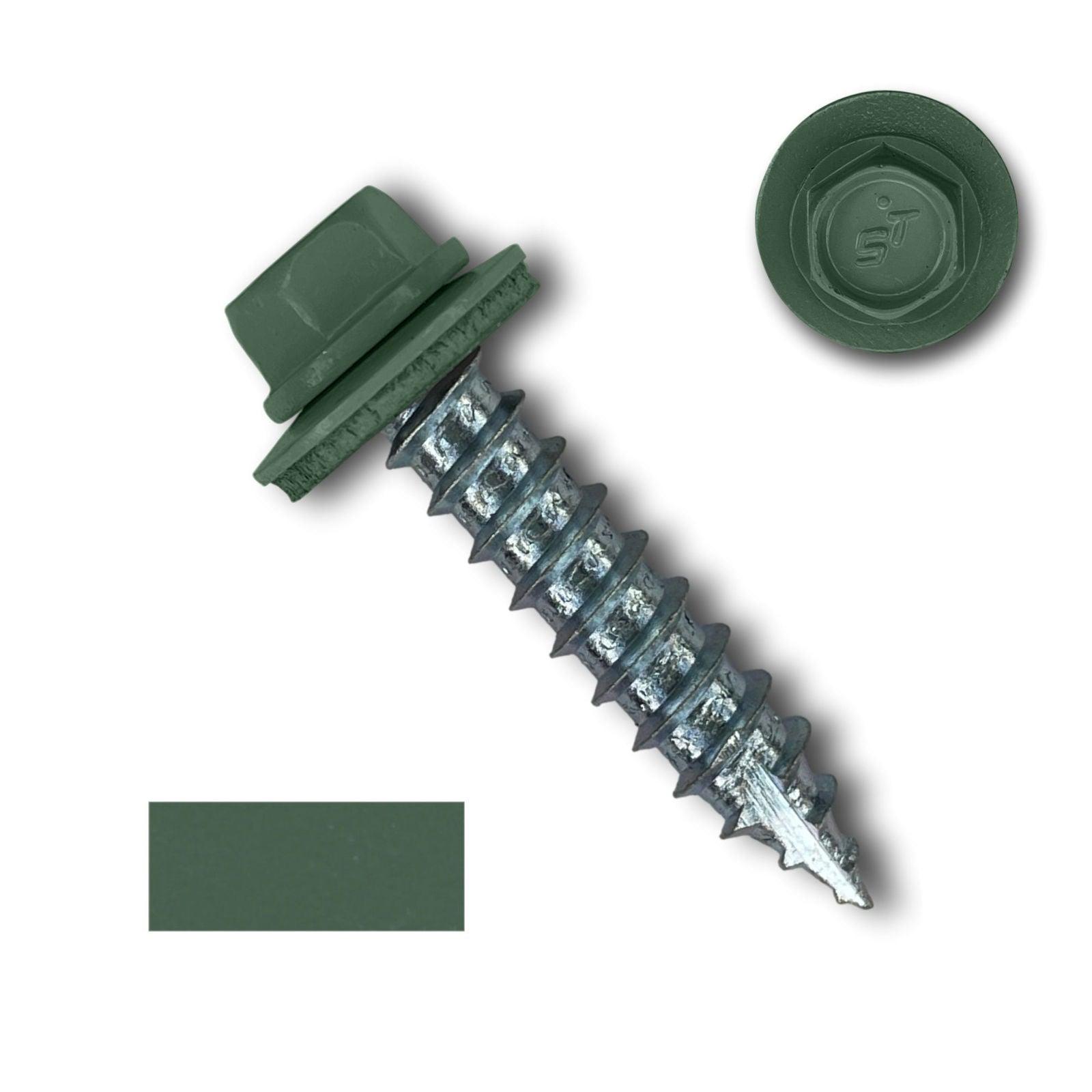 #14 Metal Roofing Screws (Metal-to-Wood) - Oversized Rescue Screw, 250 Pack - 