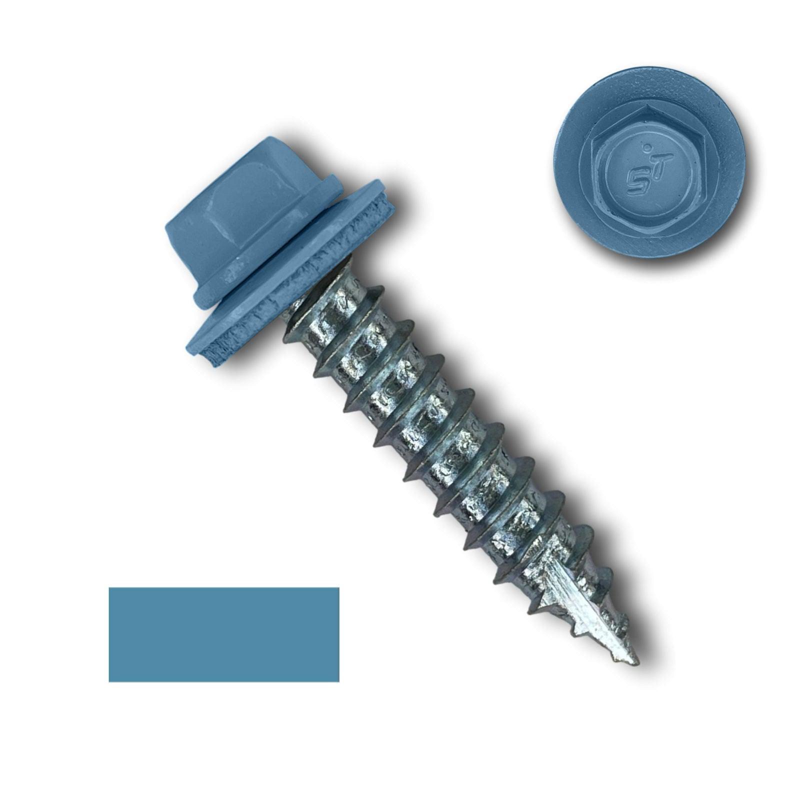 #14 Metal Roofing Screws (Metal-to-Wood) - Oversized Rescue Screw, 250 Pack - 