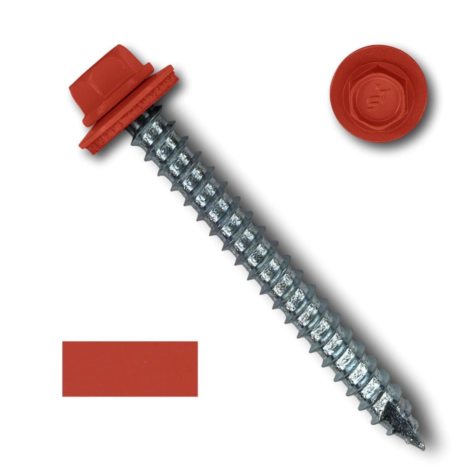 #14 Metal Roofing Screws (Metal-to-Wood) - Oversized Rescue Screw, 250 Pack - 