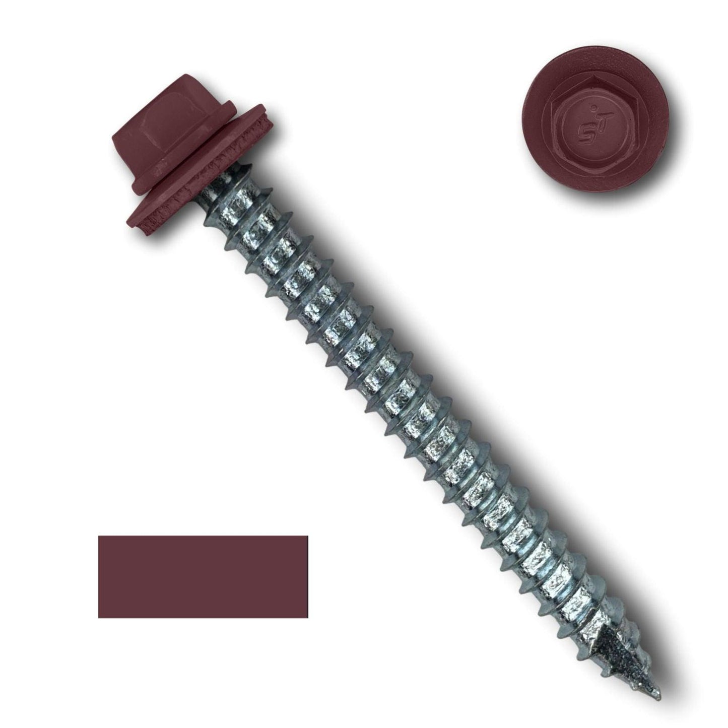#14 Metal Roofing Screws (Metal-to-Wood) - Oversized Rescue Screw, 250 Pack - 