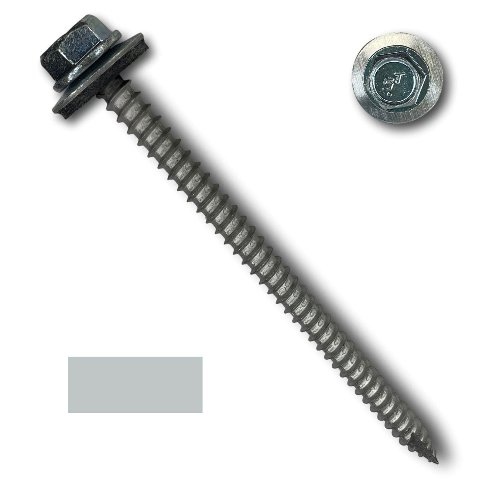 #14 Metal Roofing Screws (Metal-to-Wood) - Oversized Rescue Screw, 250 Pack - 