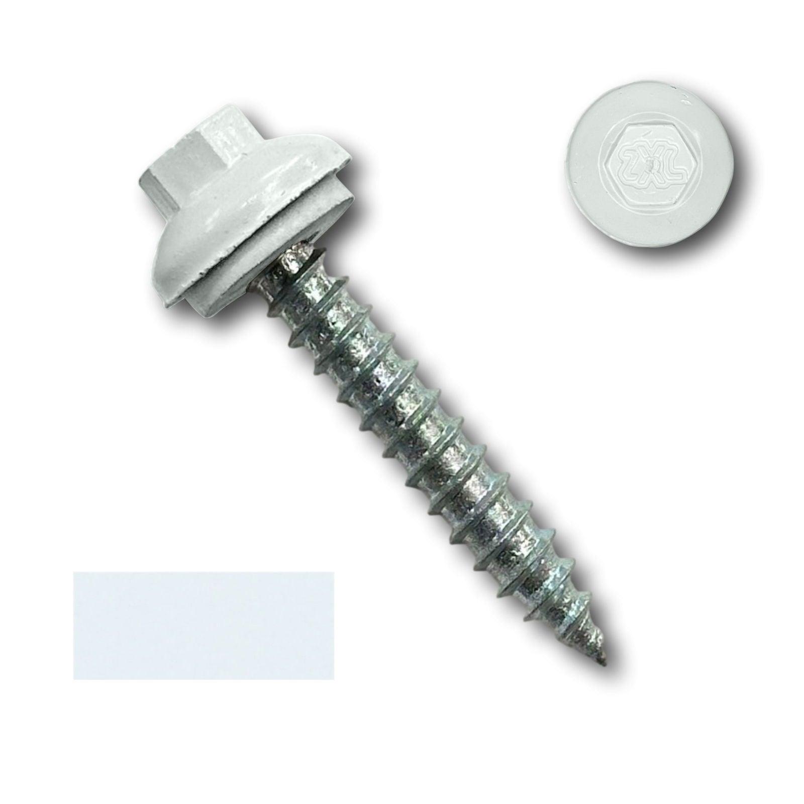 #14 x 1.5" ZXL Dome Cap Metal Roofing Screw (Metal-to-Wood), High-Quality - 250 Pack - 