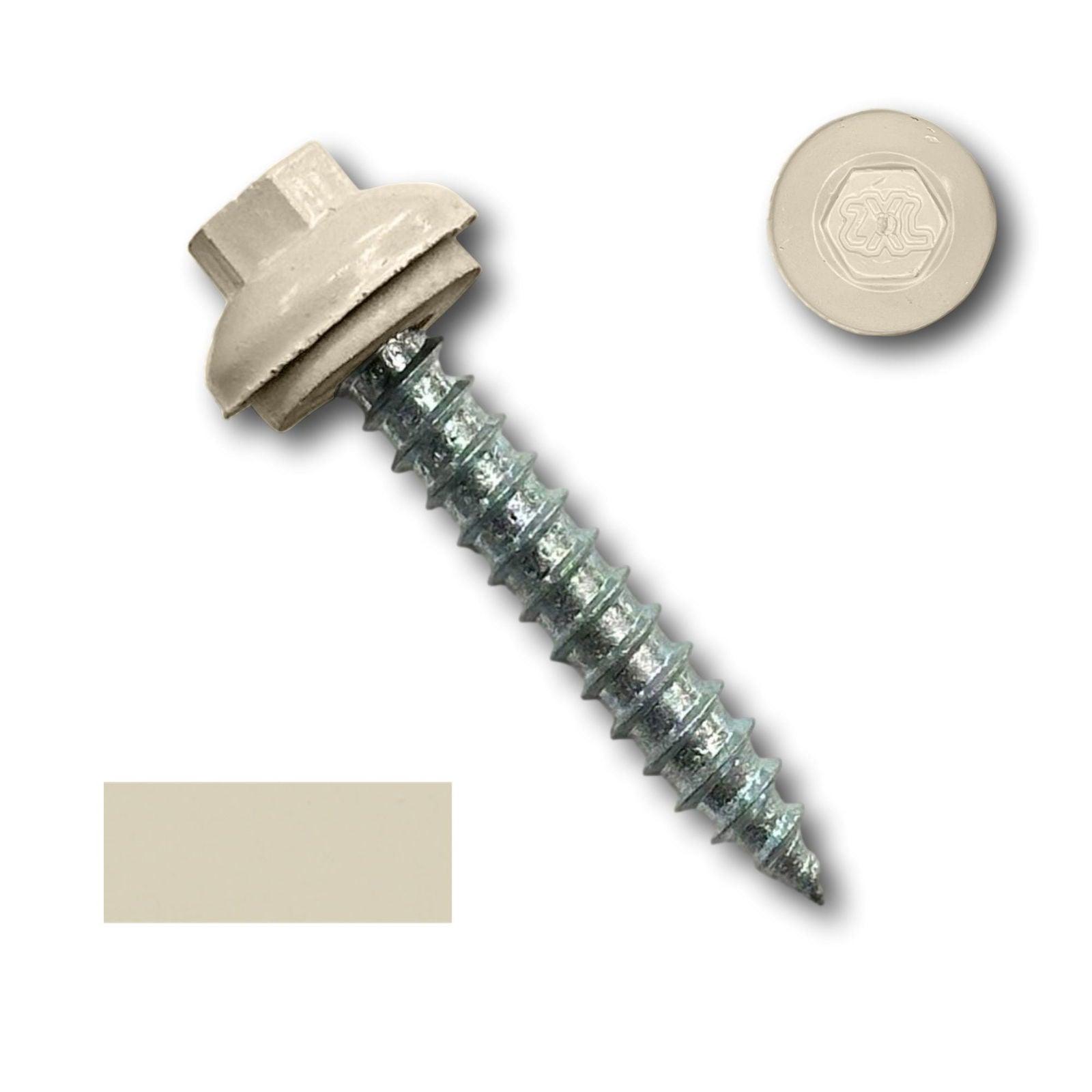 #14 x 1.5" ZXL Dome Cap Metal Roofing Screw (Metal-to-Wood), High-Quality - 250 Pack - 