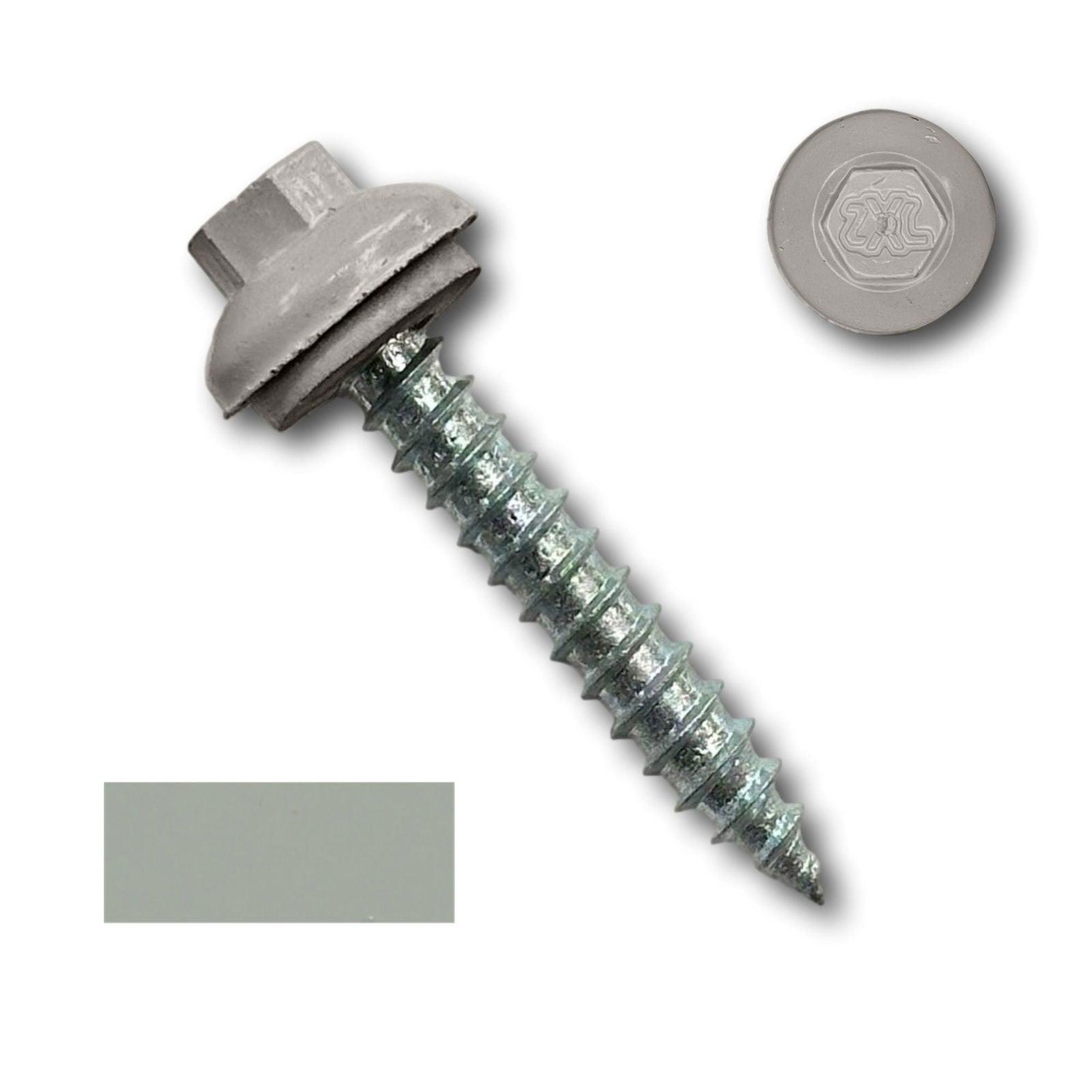 #14 x 1.5" ZXL Dome Cap Metal Roofing Screw (Metal-to-Wood), High-Quality - 250 Pack - 