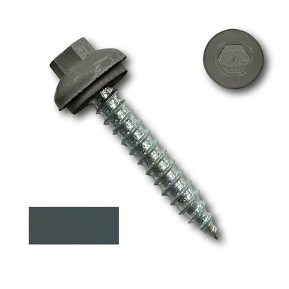 #14 x 1.5" ZXL Dome Cap Metal Roofing Screw (Metal-to-Wood), High-Quality - 250 Pack - 
