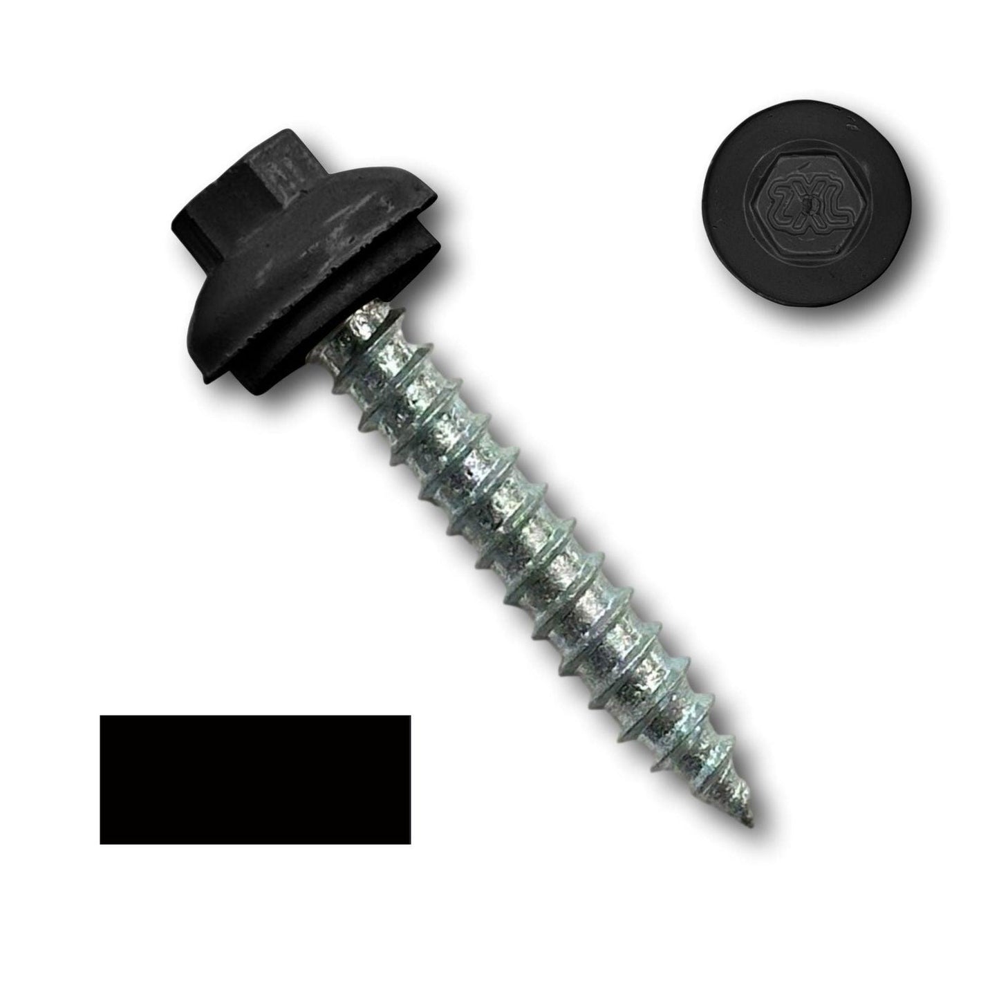 #14 x 1.5" ZXL Dome Cap Metal Roofing Screw (Metal-to-Wood), High-Quality - 250 Pack - 