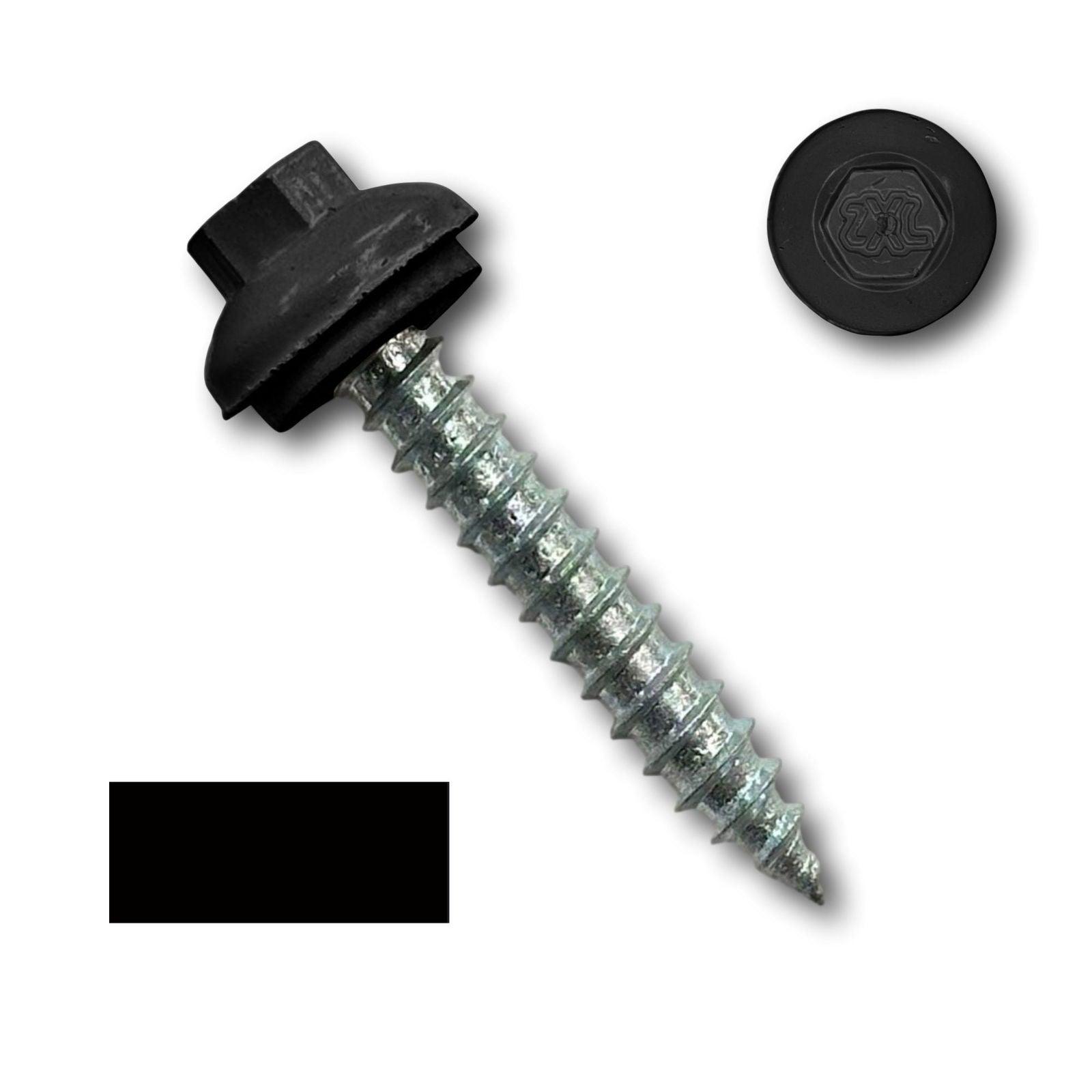 #14 x 1.5" ZXL Dome Cap Metal Roofing Screw (Metal-to-Wood), High-Quality - 250 Pack - 