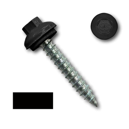 #14 x 1.5" ZXL Dome Cap Metal Roofing Screw (Metal-to-Wood), High-Quality - 250 Pack - 