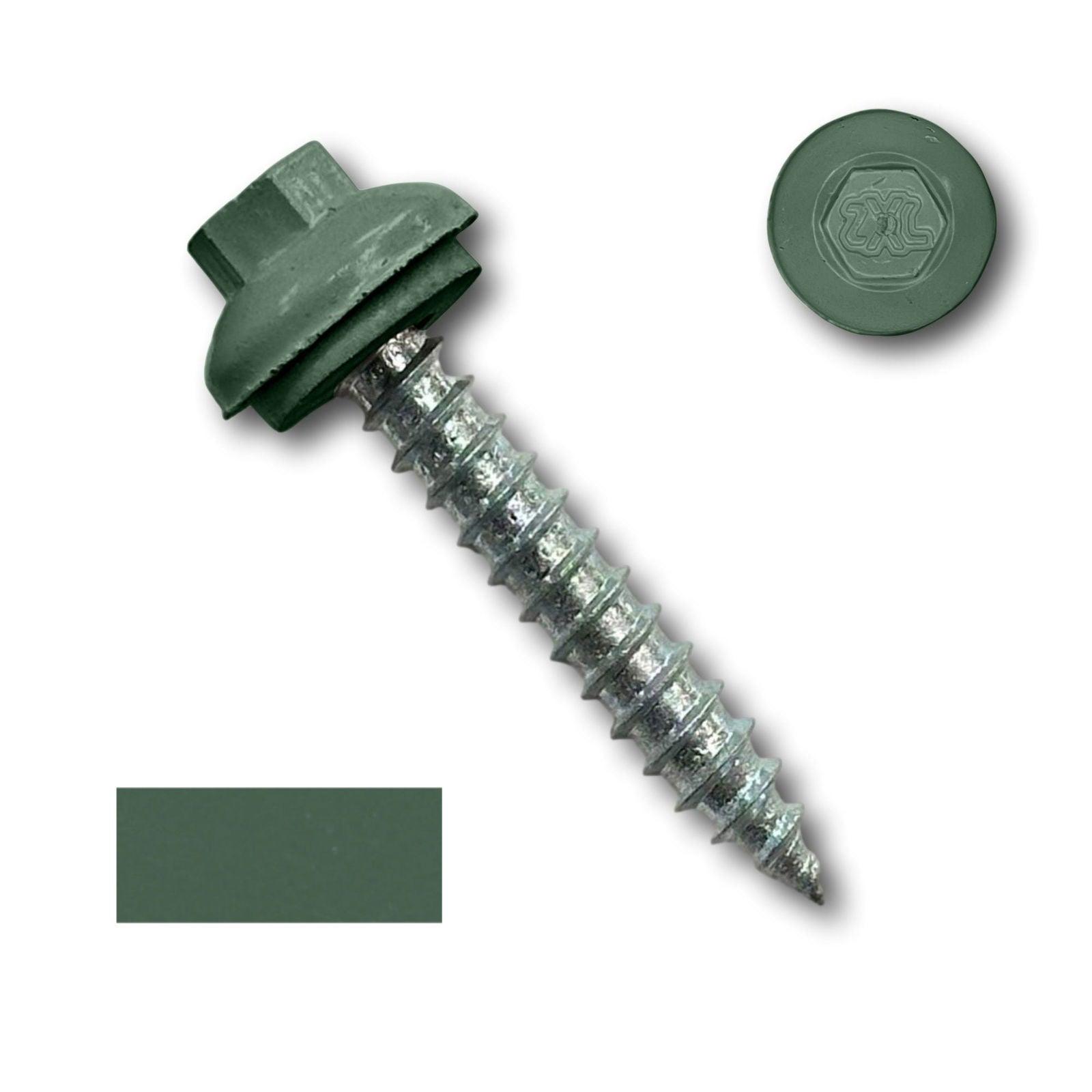 #14 x 1.5" ZXL Dome Cap Metal Roofing Screw (Metal-to-Wood), High-Quality - 250 Pack - 