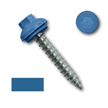 #14 x 1.5" ZXL Dome Cap Metal Roofing Screw (Metal-to-Wood), High-Quality - 250 Pack - 