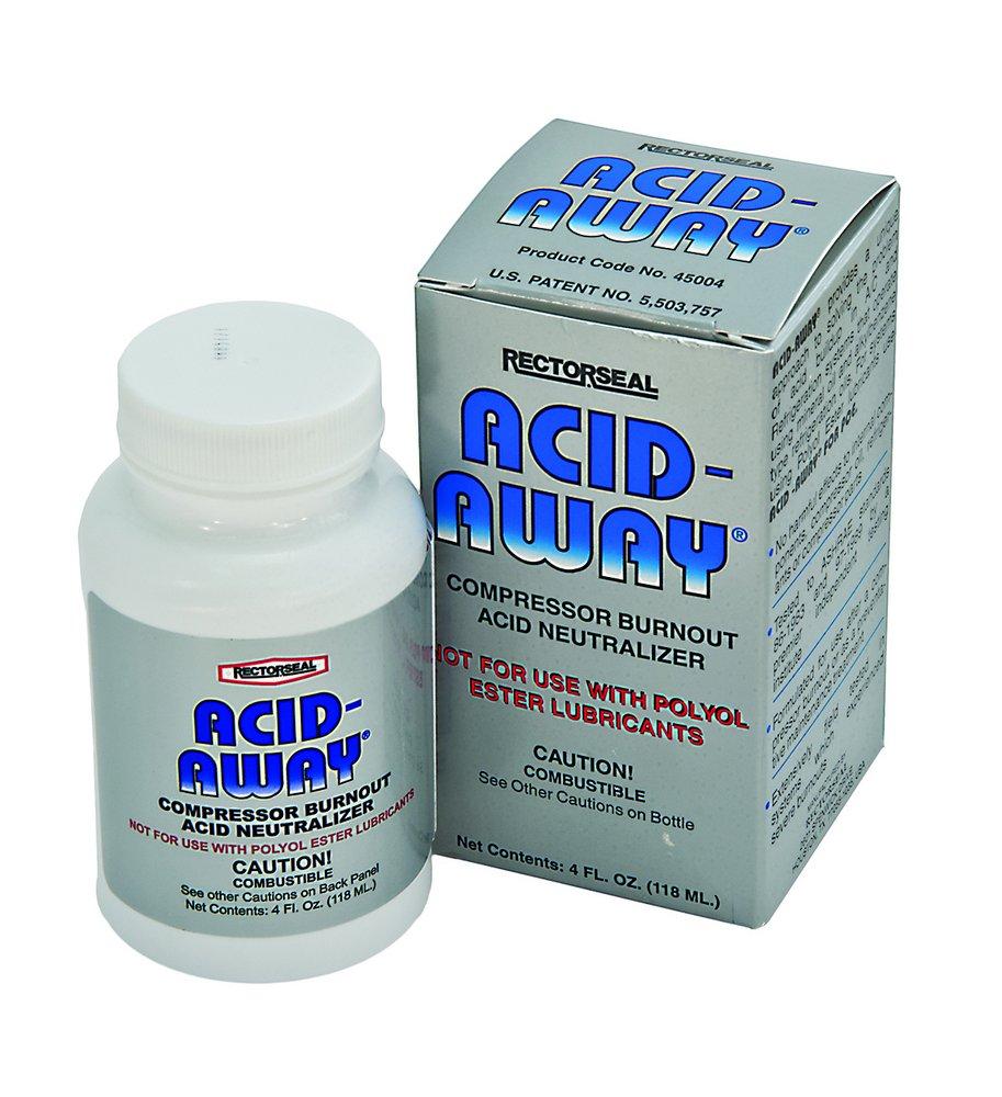 Rectorseal 45004 Acid-Away 4 oz Compressor Burnout Acid Neutralizer