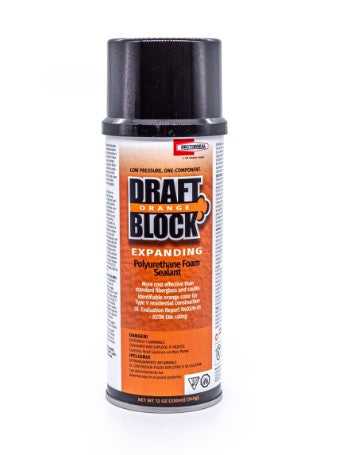 Rectorseal 96495 Draft-Block Orange Aerosol, 12 oz.