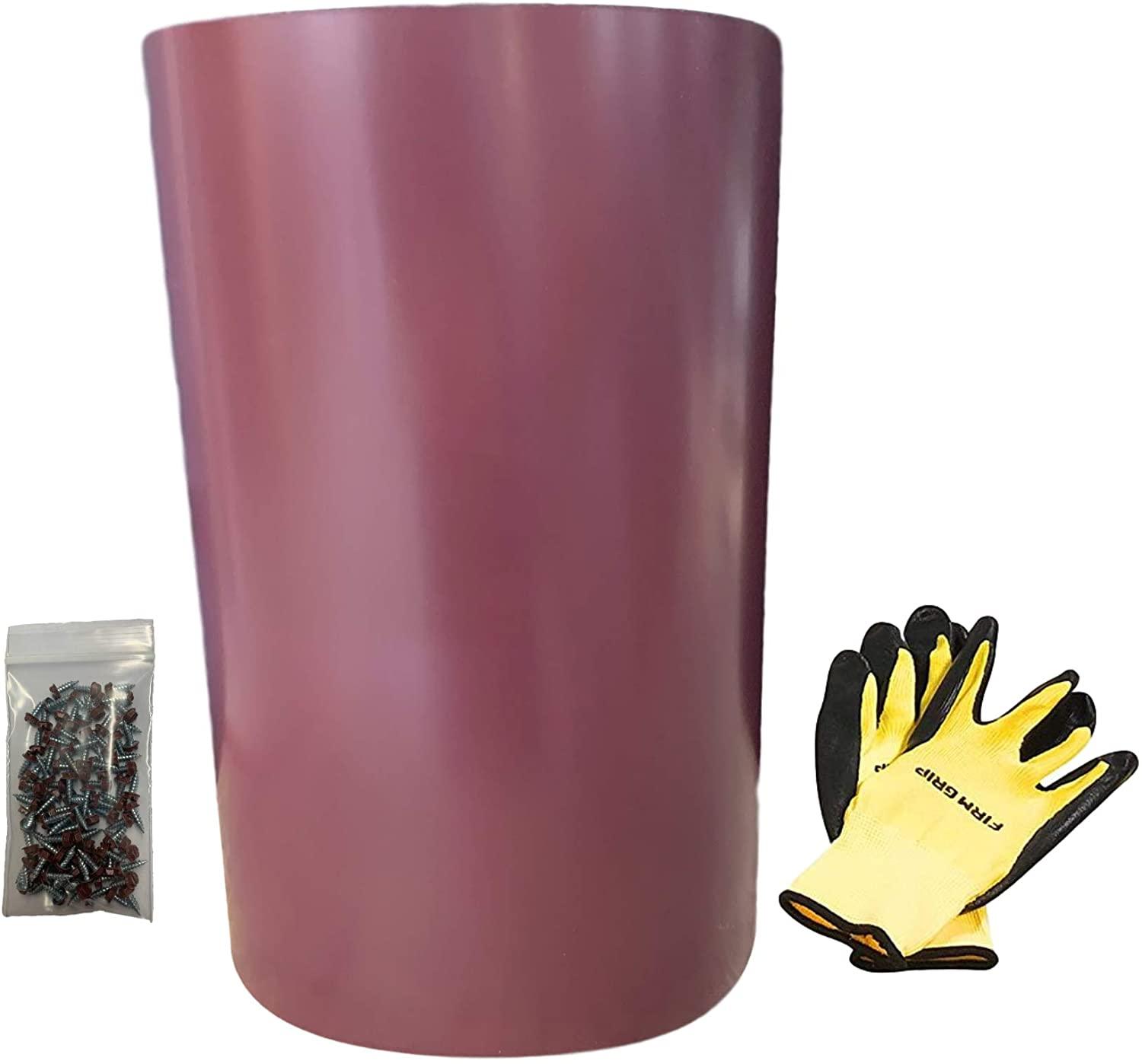 22-Gauge Heavy Duty Painted Aluminum Flashing Rolls - High Quality, Multiple Sizes & Colors - 