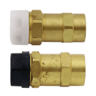 Pair of MRCOOL Quick Connect Adapters with Patented Valving for Refrigerant Flow