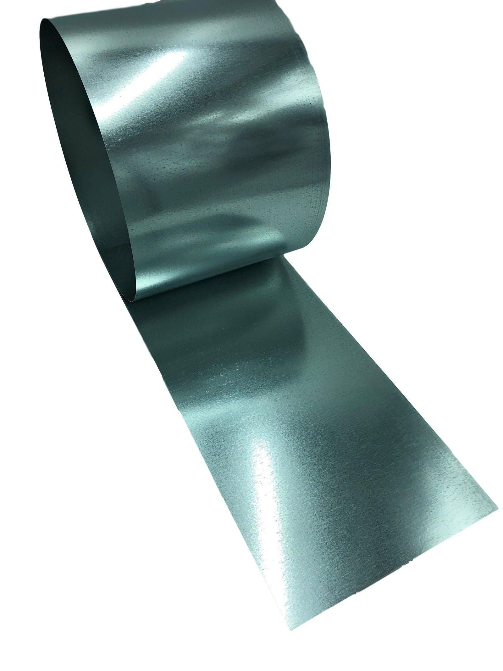 26-Gauge Galvanized, Galvalume, Paintable Steel, & Mill Finish Aluminum Flashing Rolls - High Quality, Multiple Sizes - 