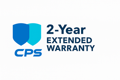 CPS Extended Warranty badge for MRCOOL HVAC systems