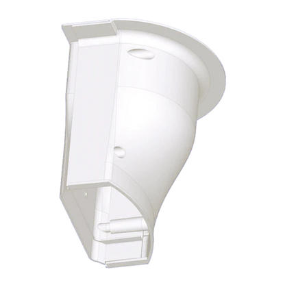 Fortress 4.5" Soffit Inlet – White (84114) | Lineset Cover Intake | MRCOOL Compatible