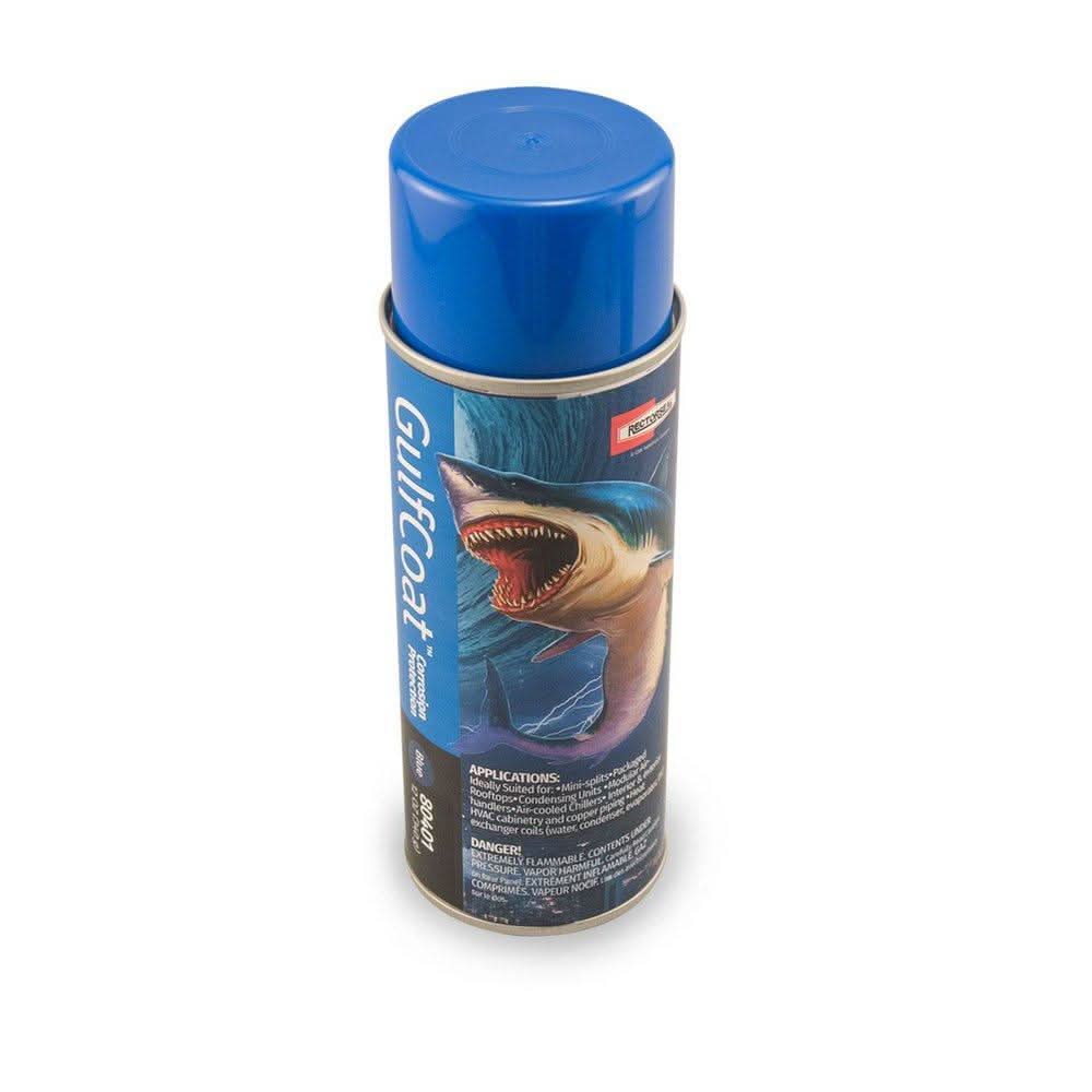 RectorSeal GulfCoat 80401 Blue HVAC Coil Coating Spray | 12 oz Aerosol Corrosion Protection for AC & Heat Pump Coils