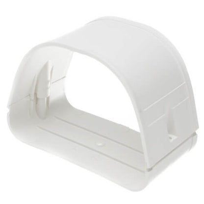 Fortress 4.5" Coupler – LJ122W (White) | Lineset Cover Connector | MRCOOL Compatible