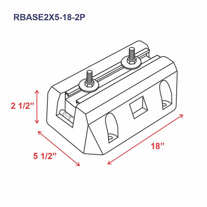 Floor Mounting Base Kit for Split Air Conditioning Systems