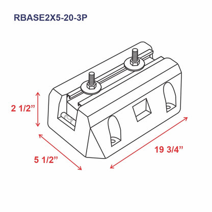 Floor Mounting Base Kit for Split Air Conditioning Systems